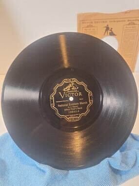 Victor 19842-A – National Emblem March – Arthur Pryor’s Band 78 RPM- Excellent!